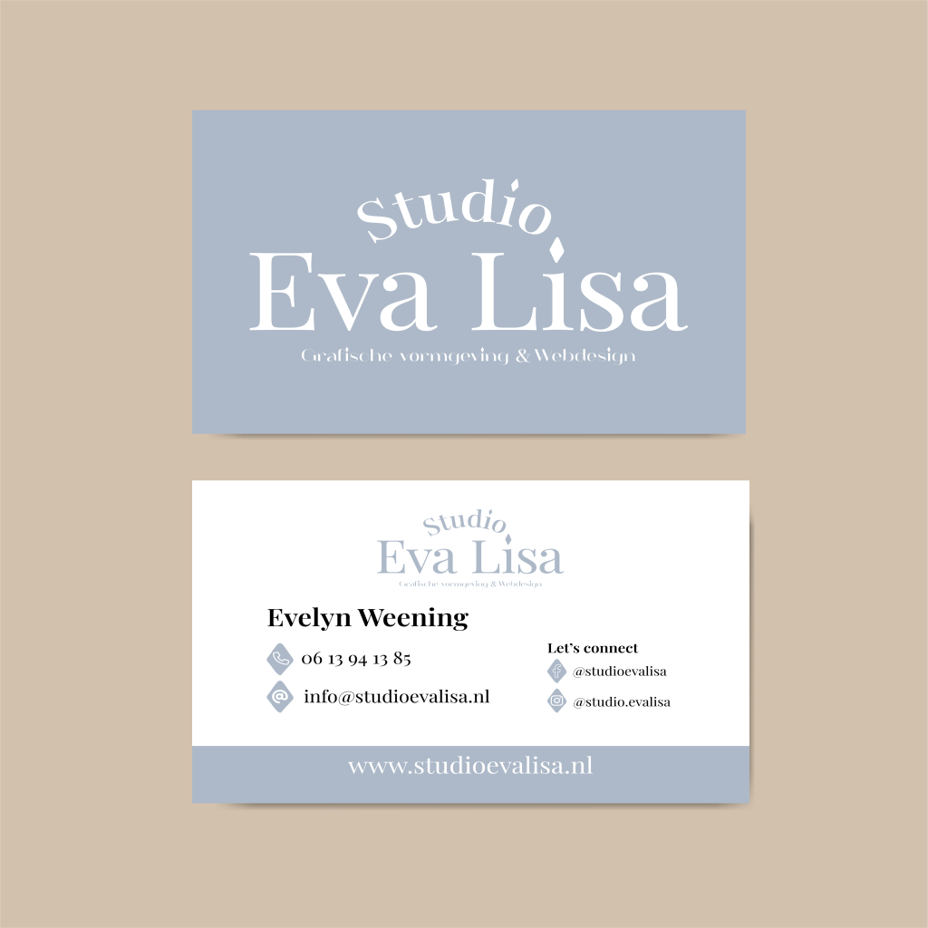 Visitekaart Studio Eva Lisa