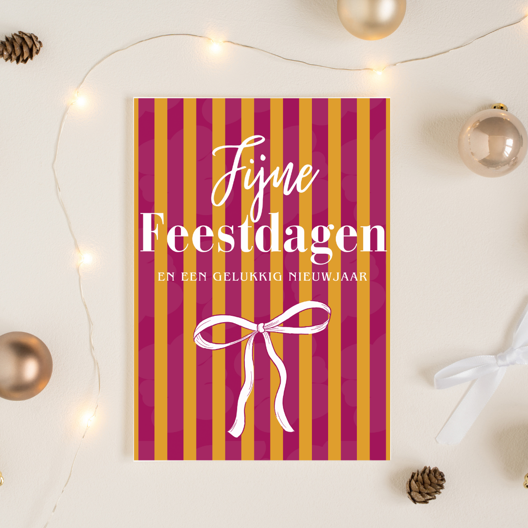 Verstuur dit jaar een kerstkaart die écht raakt. Persoonlijk, professioneel en volledig in jouw stijl – voor klanten die je wilt bedanken.