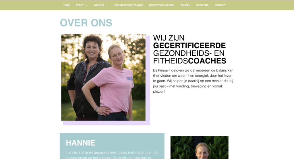 Over ons - Primavit