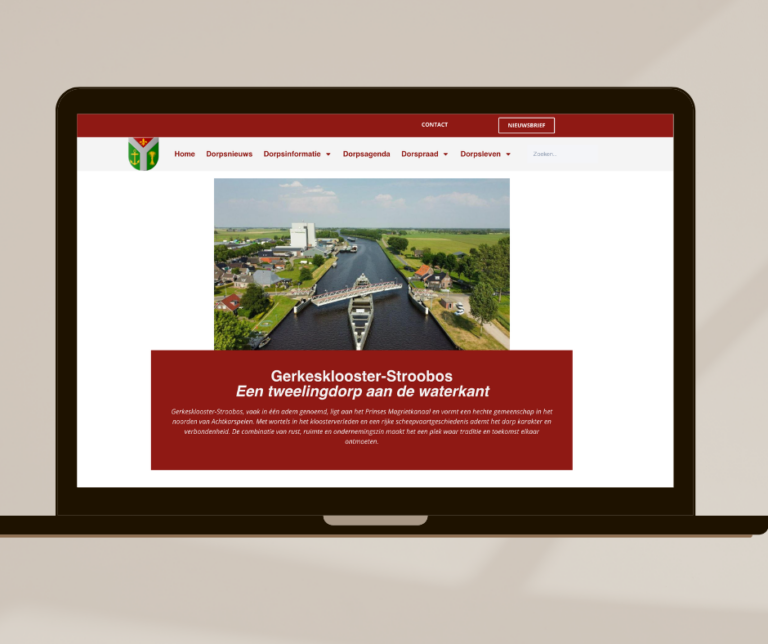 Een nieuwe website voor Gerkesklooster - Stroobos